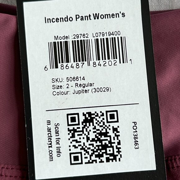 Arc"teryx Incendo Pants - Womens size 2 New - SOLD - Picture 5 of 12